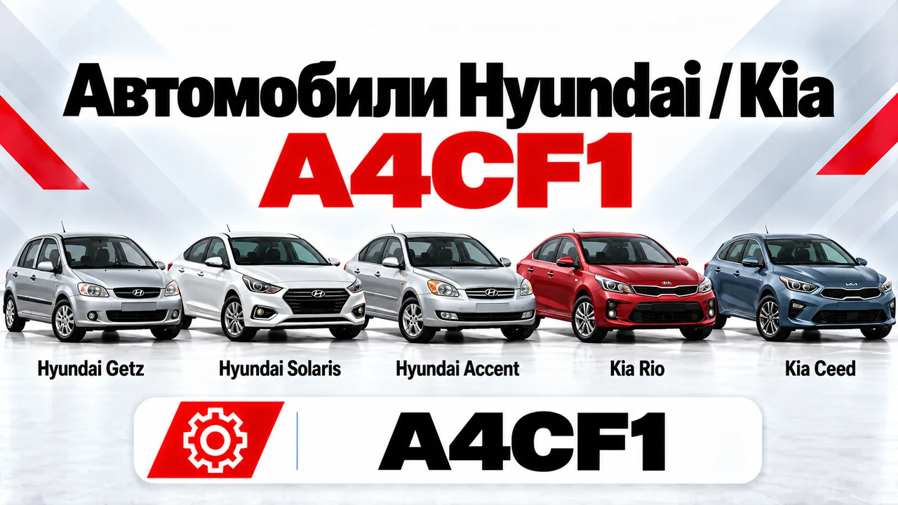 Hyundai Kia A4CF1 — ремонт АКПП