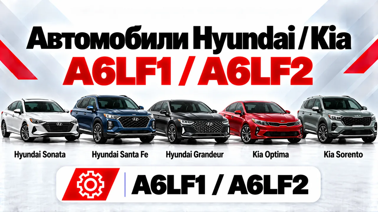 Hyundai Kia A6LF1 A6LF2 — ремонт АКПП