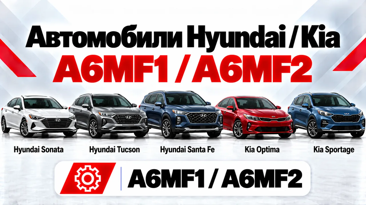 Hyundai Kia A6MF1 A6MF2 — ремонт АКПП