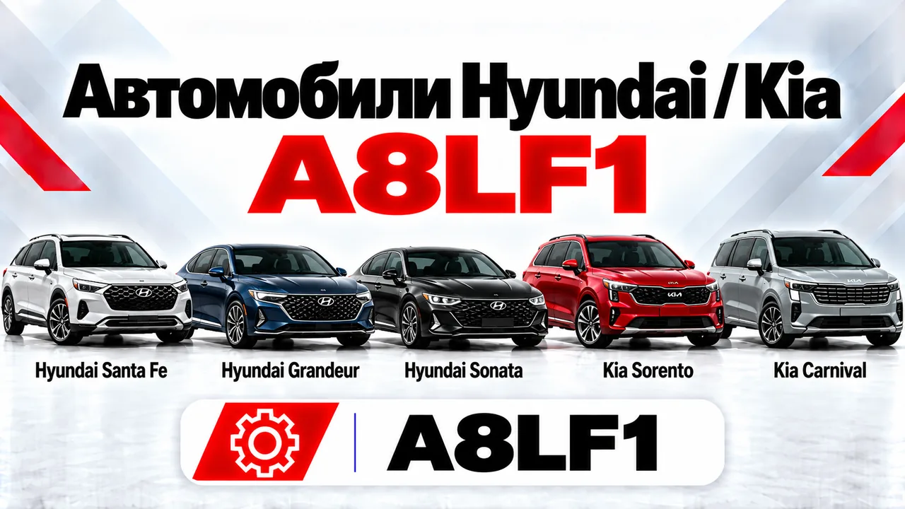 Hyundai Kia A8LF1 — ремонт АКПП