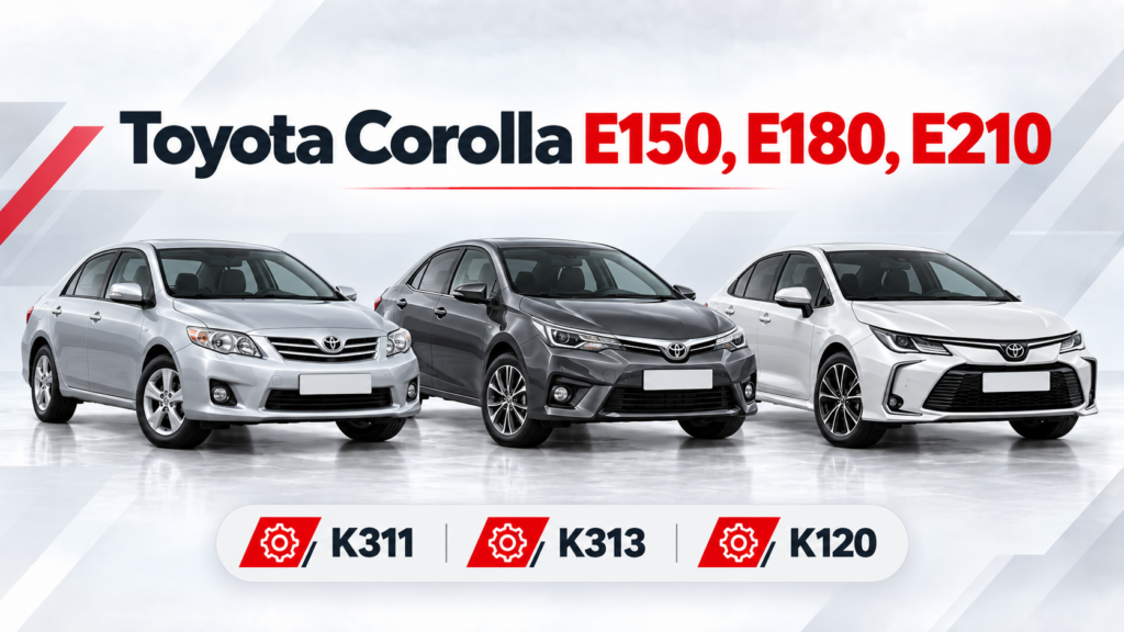 Toyota Corolla E150, E180 и E210